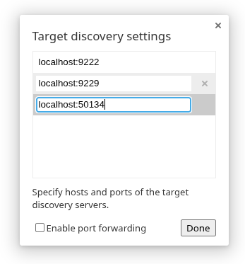 chromium target devices screenshot